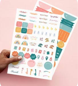 Goal Planner Stickers